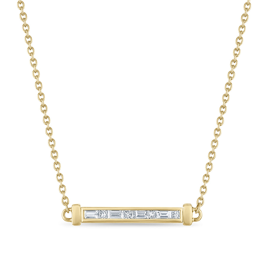 Essentials Single Bar Spinning Necklace