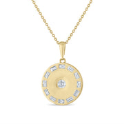 Essentials Sunspoke Gold and Diamond Medallion