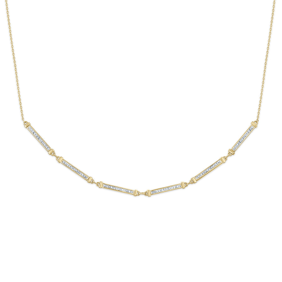 Essentials Six Bar Spinning Necklace