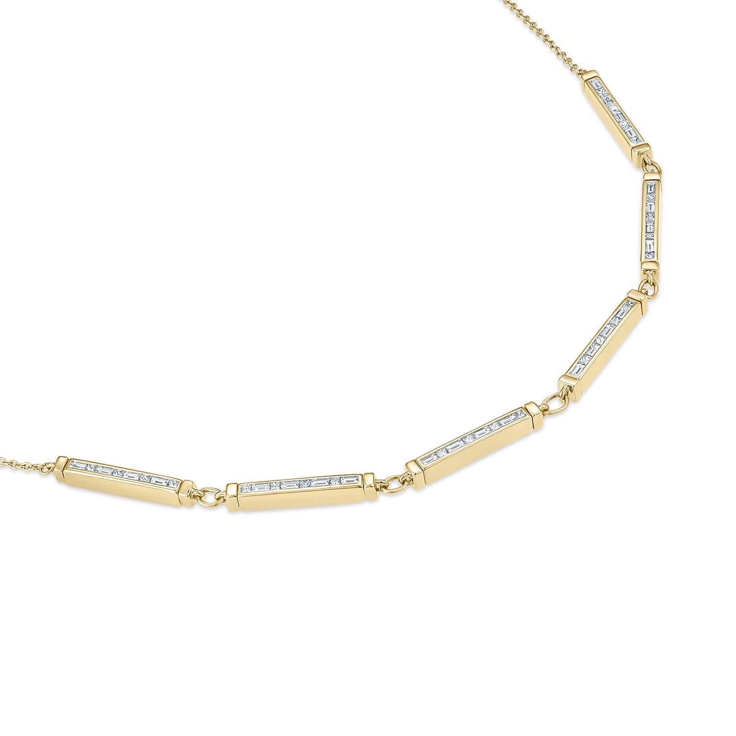 Essentials Six Bar Spinning Necklace