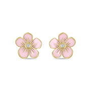 Medium Florette Studs in Baby Pink