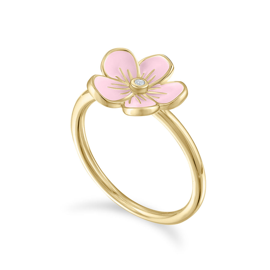 Medium Florette Ring in Baby Pink