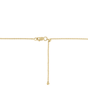 Gold Midi KAPOW! Necklace: Pavé Diamonds with Star of David cutout