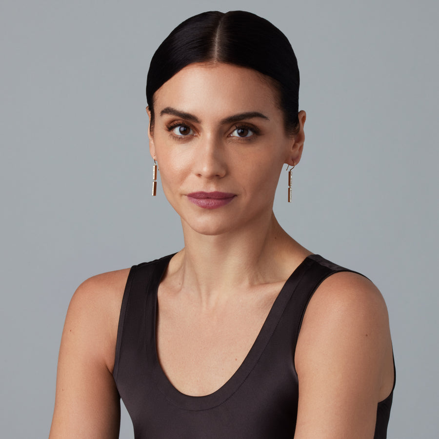 Essentials Double Bar Earrings