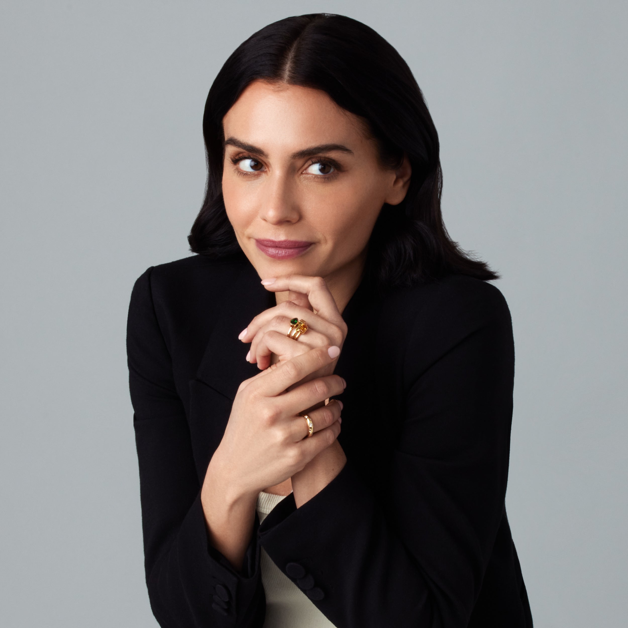 Thin Dome Ring with Ellipse and Random Diamonds