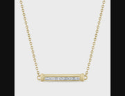 Essentials Single Bar Spinning Necklace