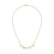 Gold Five Star Mini Stella/KAPOW! Necklace: One with One Pavé Diamond