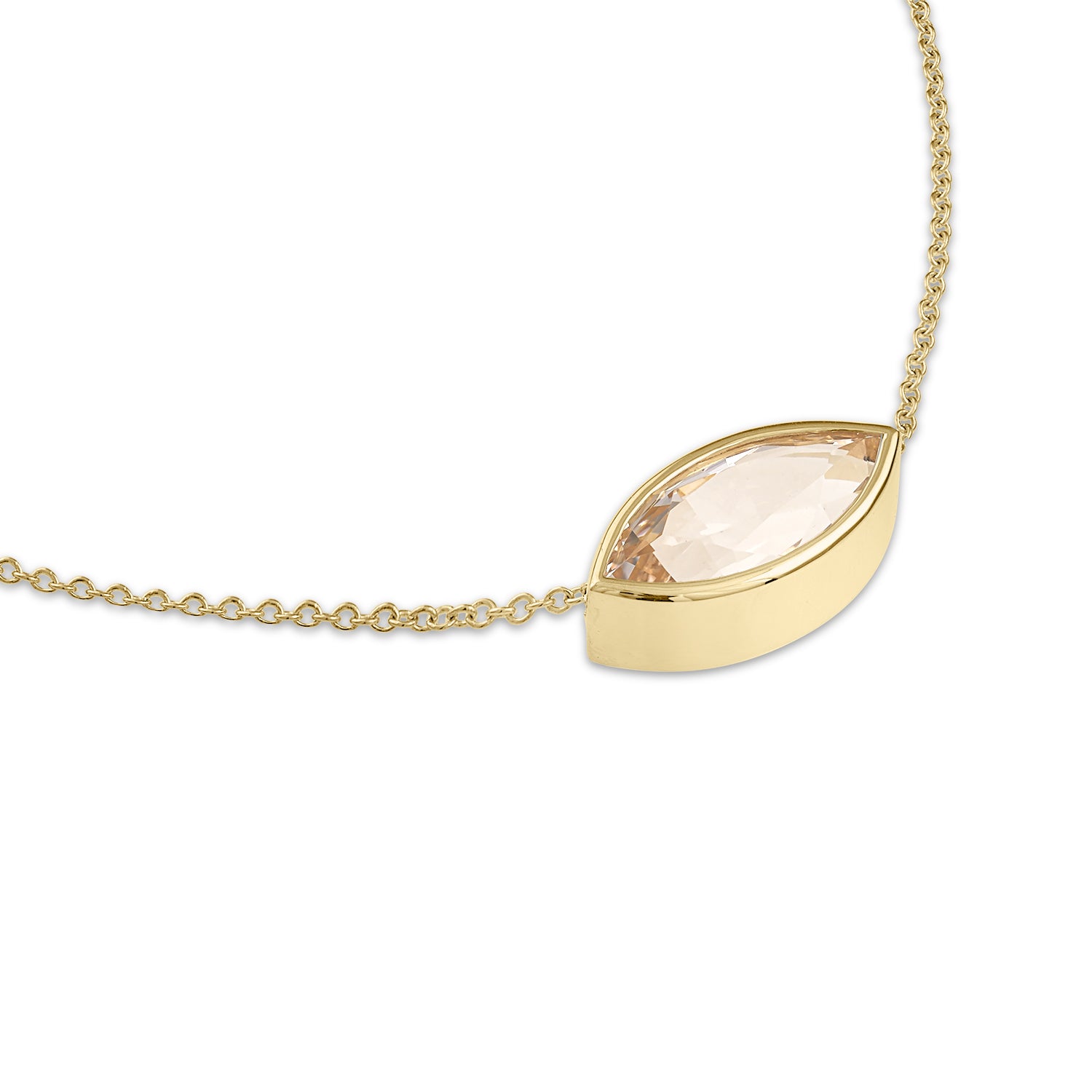 Morganite Pendant Necklace