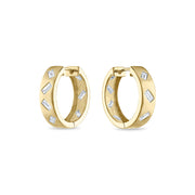 Medium Diamond Jubilation Hoops