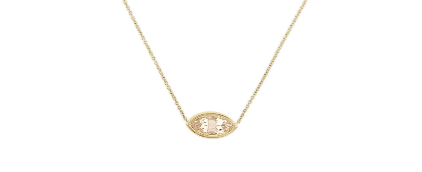 Morganite Pendant Necklace