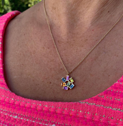 Large Jubilation Pendant - Semi Precious Gemstones