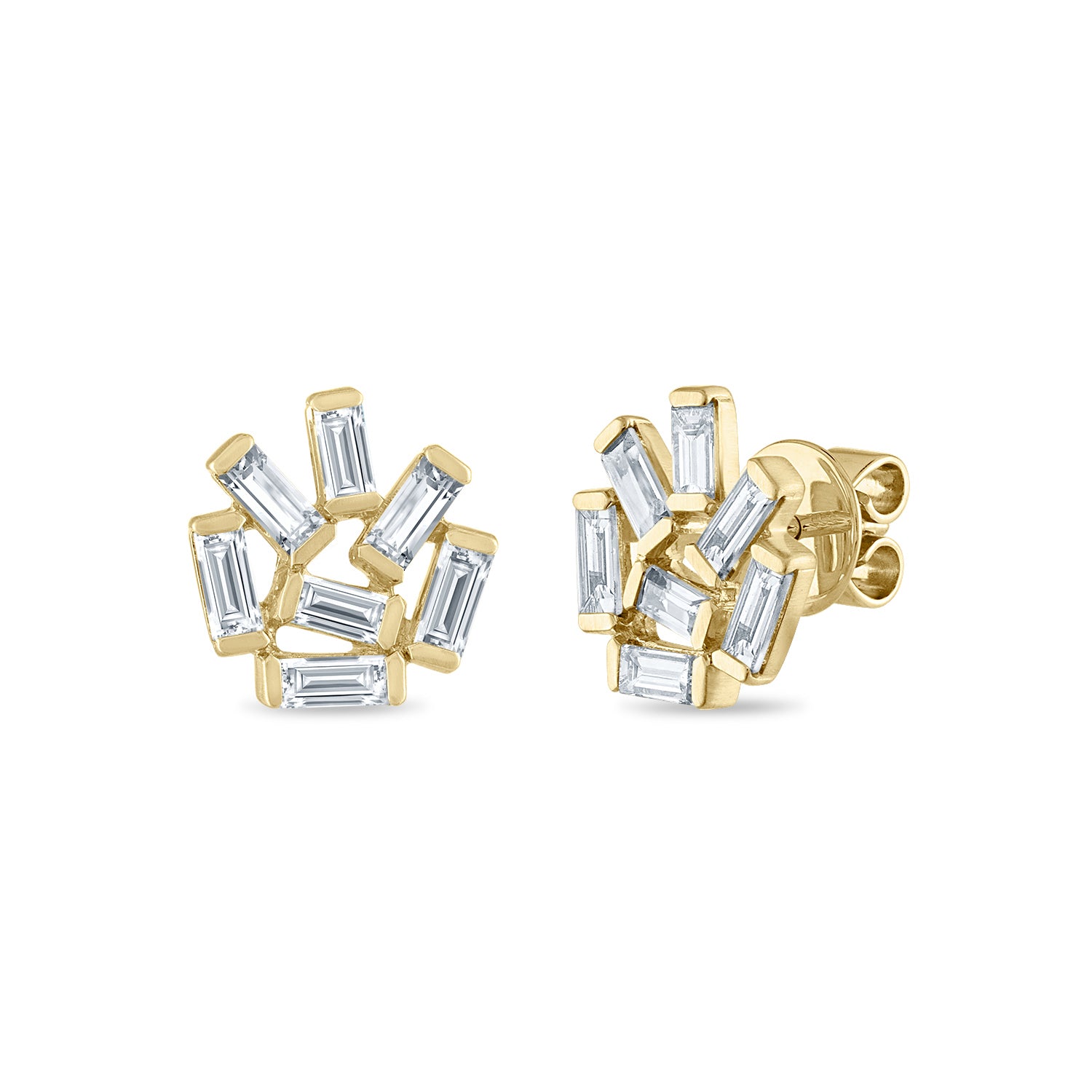 Medium Jubilation Studs: Diamonds