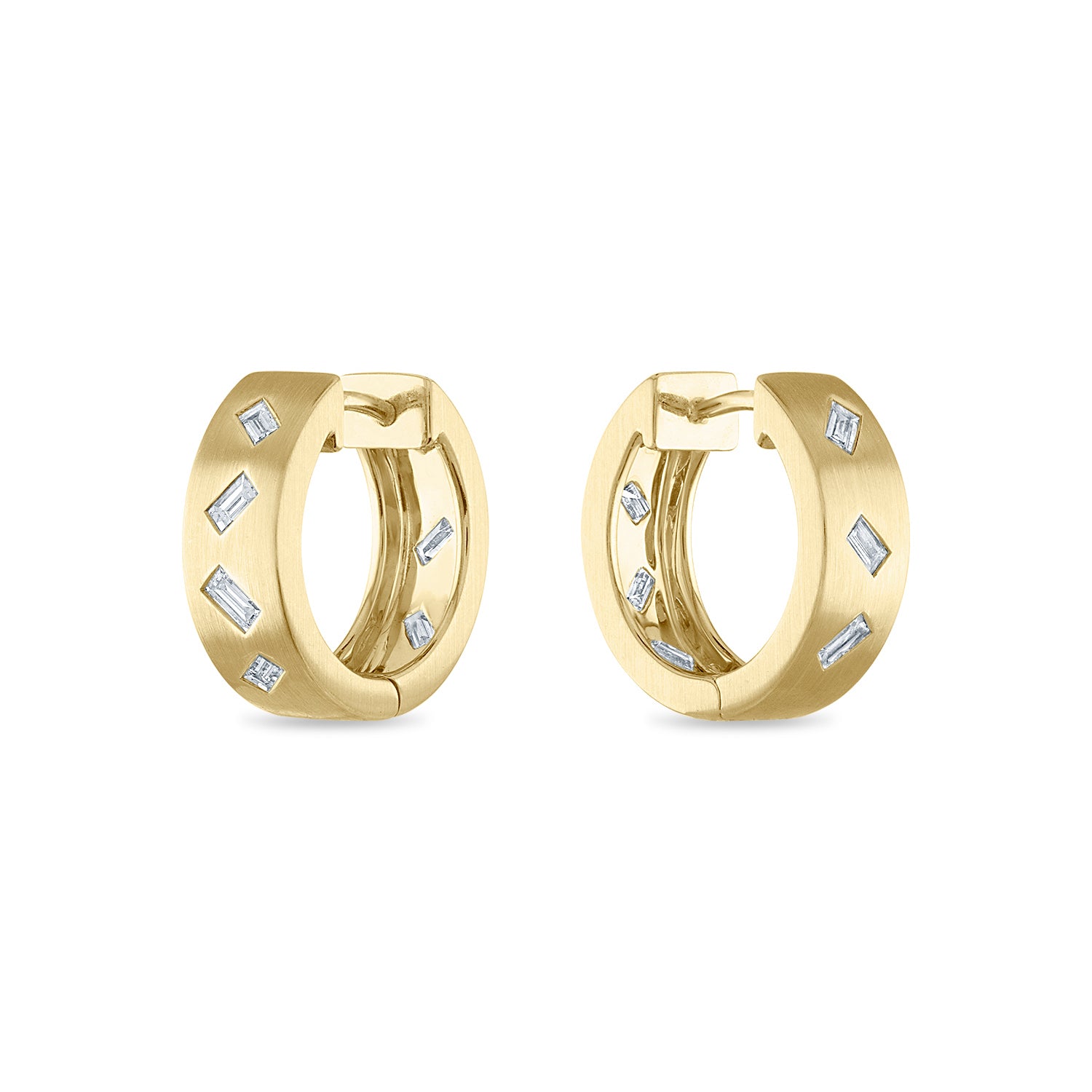 Small Diamond Jubilation Hoop Earrings