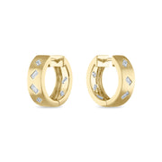 Small Diamond Jubilation Hoop Earrings