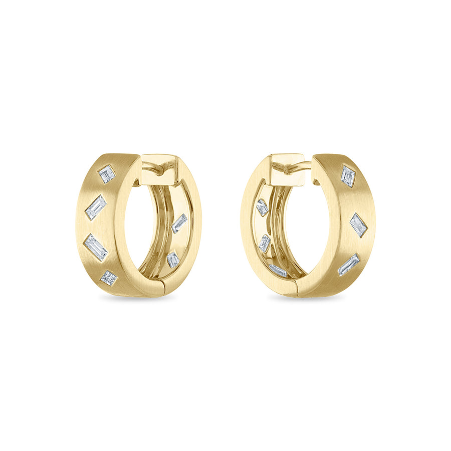 Small Diamond Jubilation Hoop Earrings