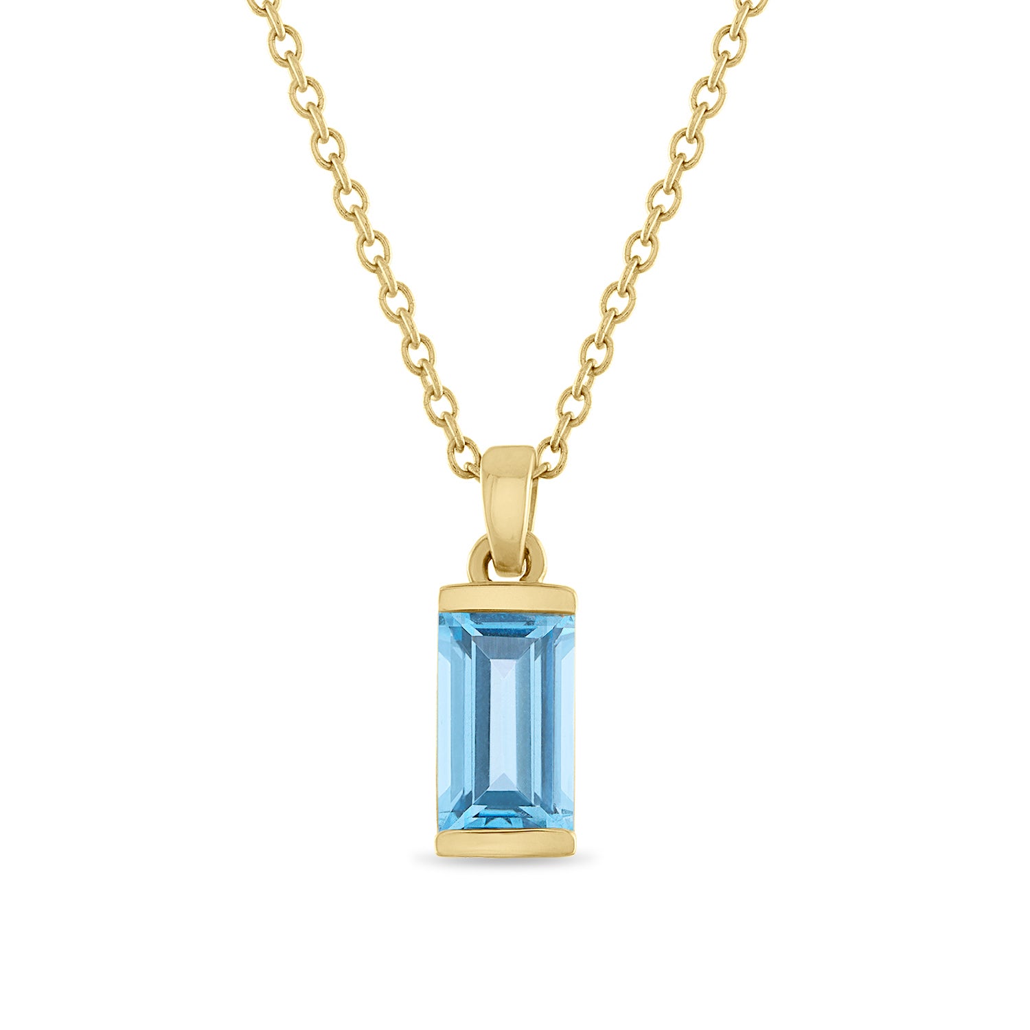 Blue Topaz Bonbon Necklace