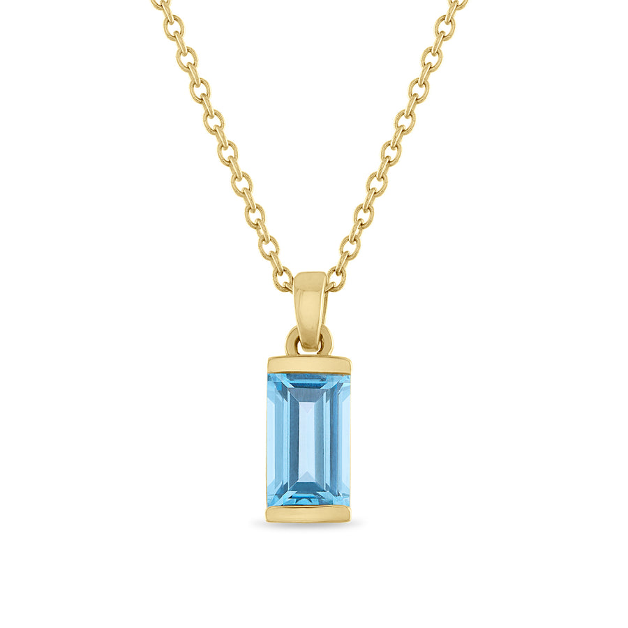 Blue Topaz Bonbon Necklace