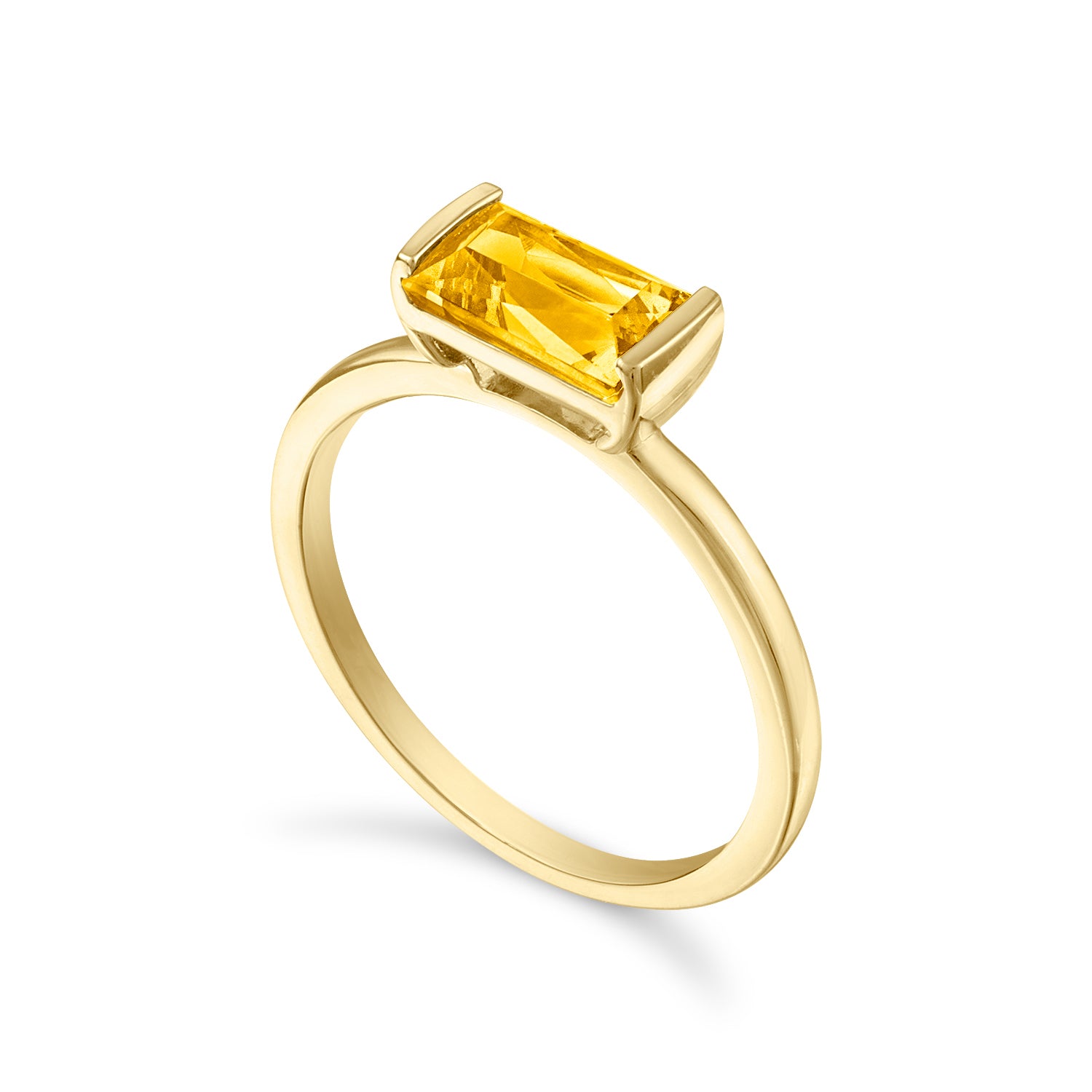 Citrine Bonbon Ring