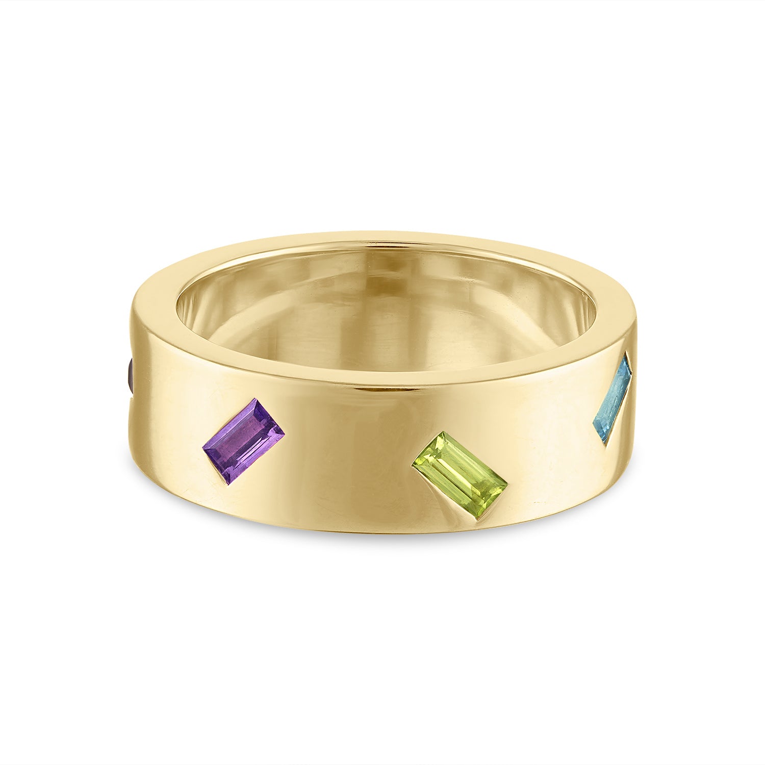 Medium Jubilation Cigar Band Ring