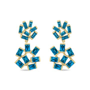 Double Jubilation Earrings: London BlueTopaz