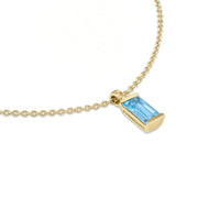 Blue Topaz Bonbon Necklace