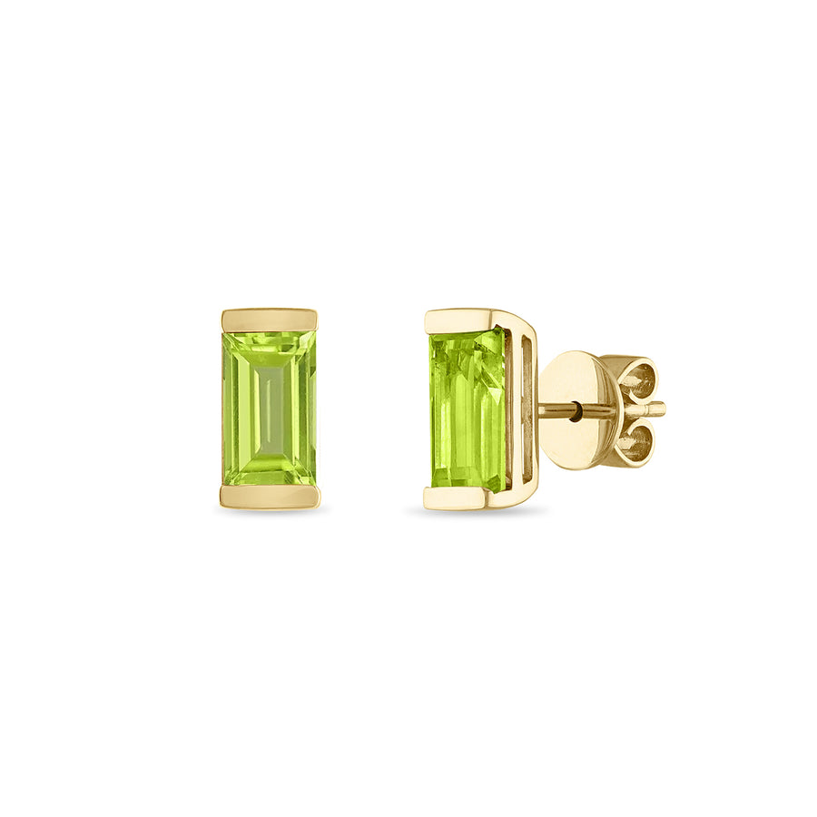 Peridot Bonbon Stud Earrings