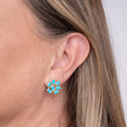 Large Jubilation Studs: Lapis