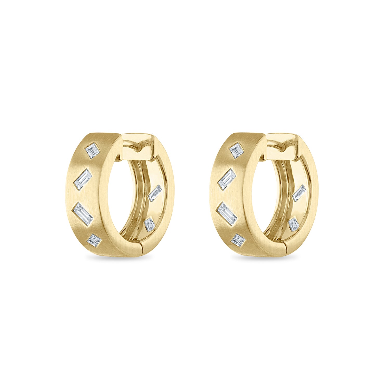 Small Diamond Jubilation Hoop Earrings