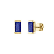 Lapis Bonbon Stud Earrings