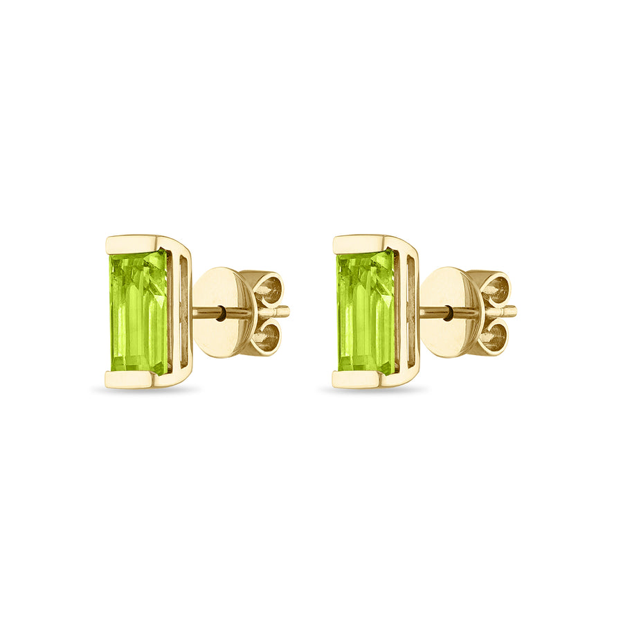 Peridot Bonbon Stud Earrings