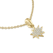 Gold Mini Stella/KAPOW! Pavé Diamond Charm