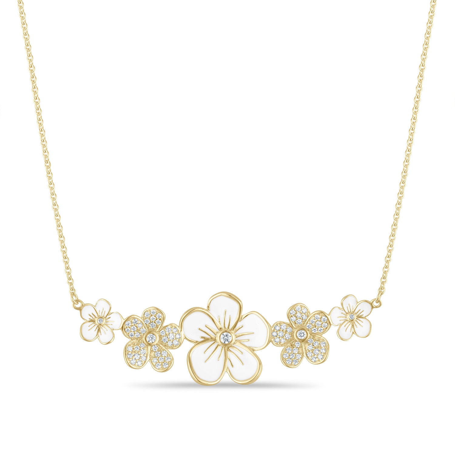 Florette Five Bloom Necklace