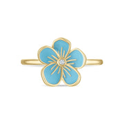 Medium Florette Ring in Blue