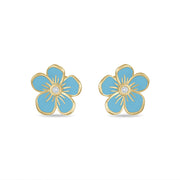 Medium Florette Studs in Blue