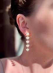 Gold Five Star Mini KAPOW! Convertible Earrings: All Pavé Diamonds