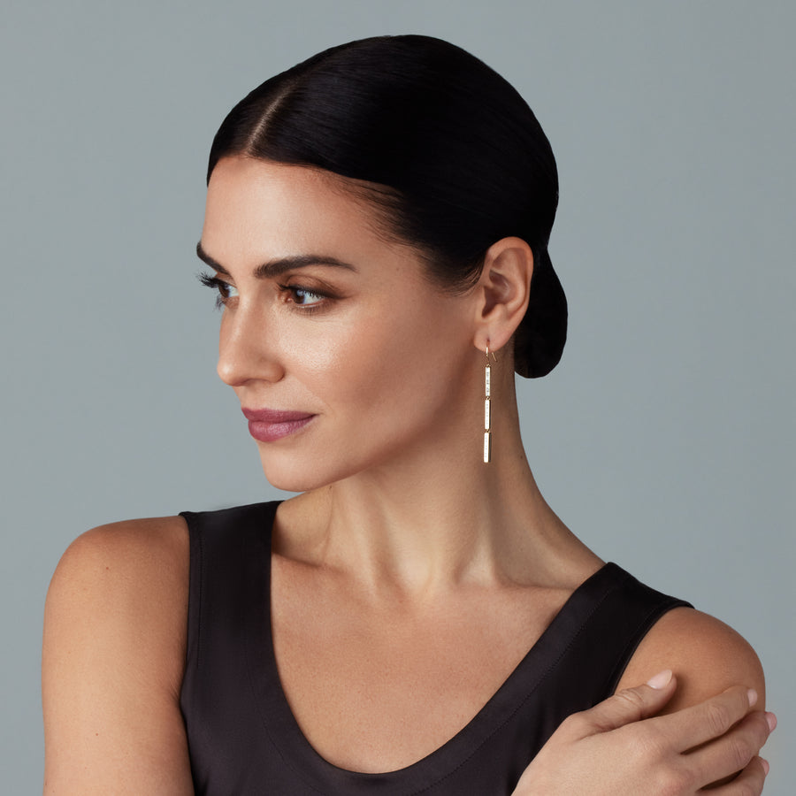 Essentials Triple Bar Earrings