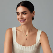 Malachite Bonbon Necklace, east-west