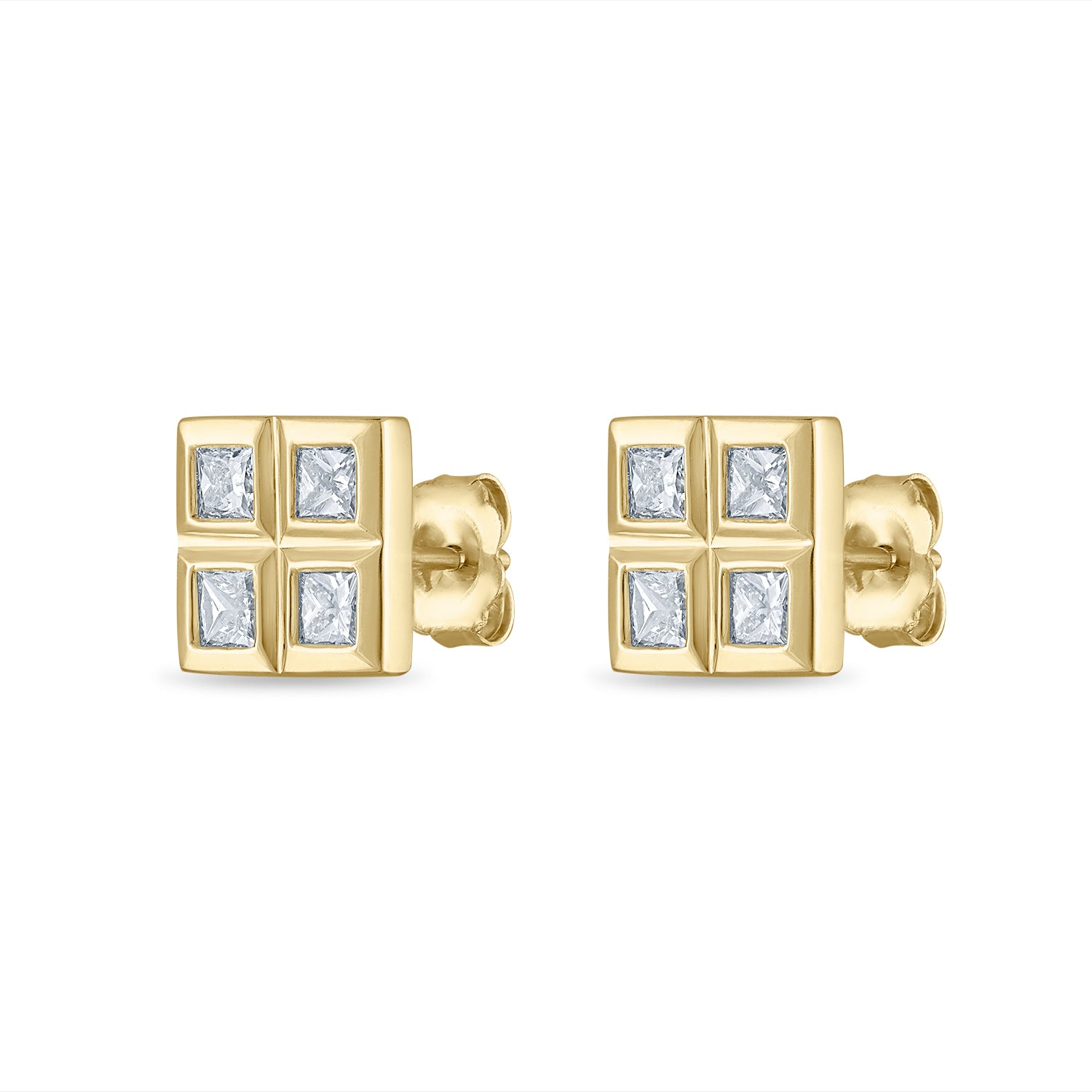 Palazzo Four by Four Gold Studs