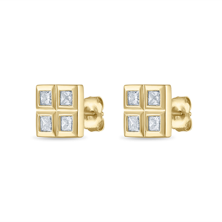Palazzo Four by Four Gold Studs