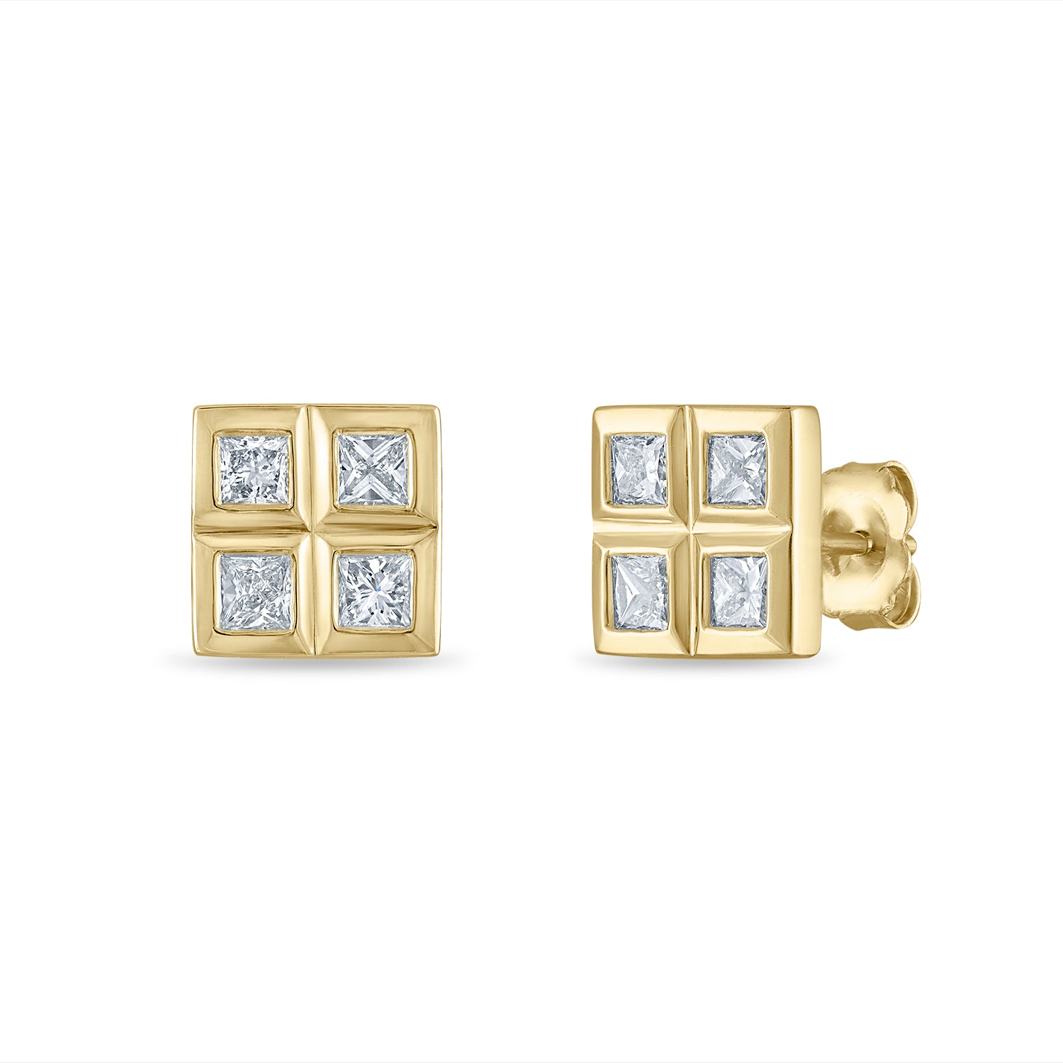Palazzo Four by Four Gold Studs