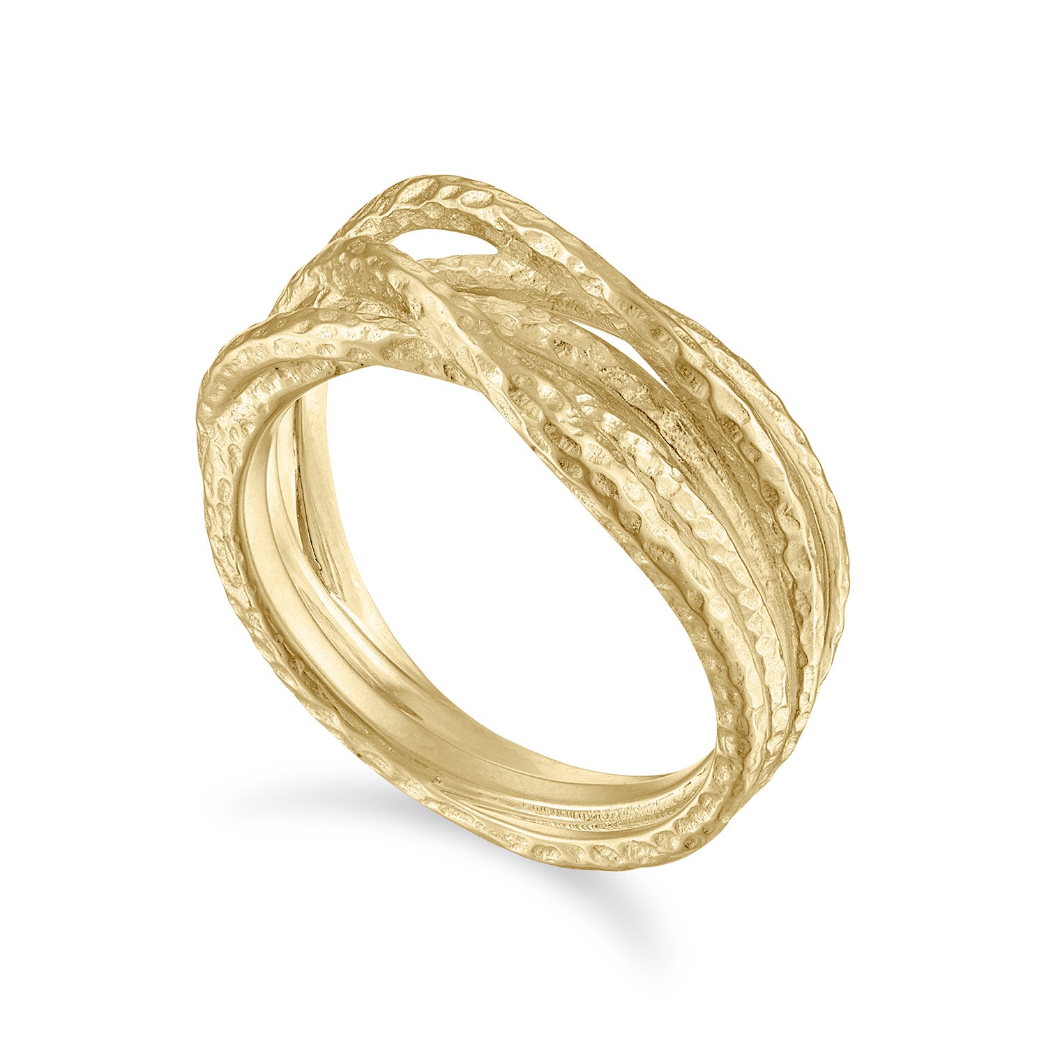 Teatro Gold Twist Ring
