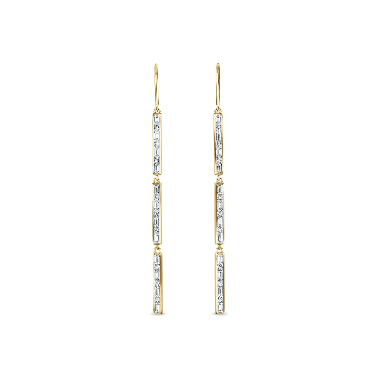 Essentials Triple Bar Earrings