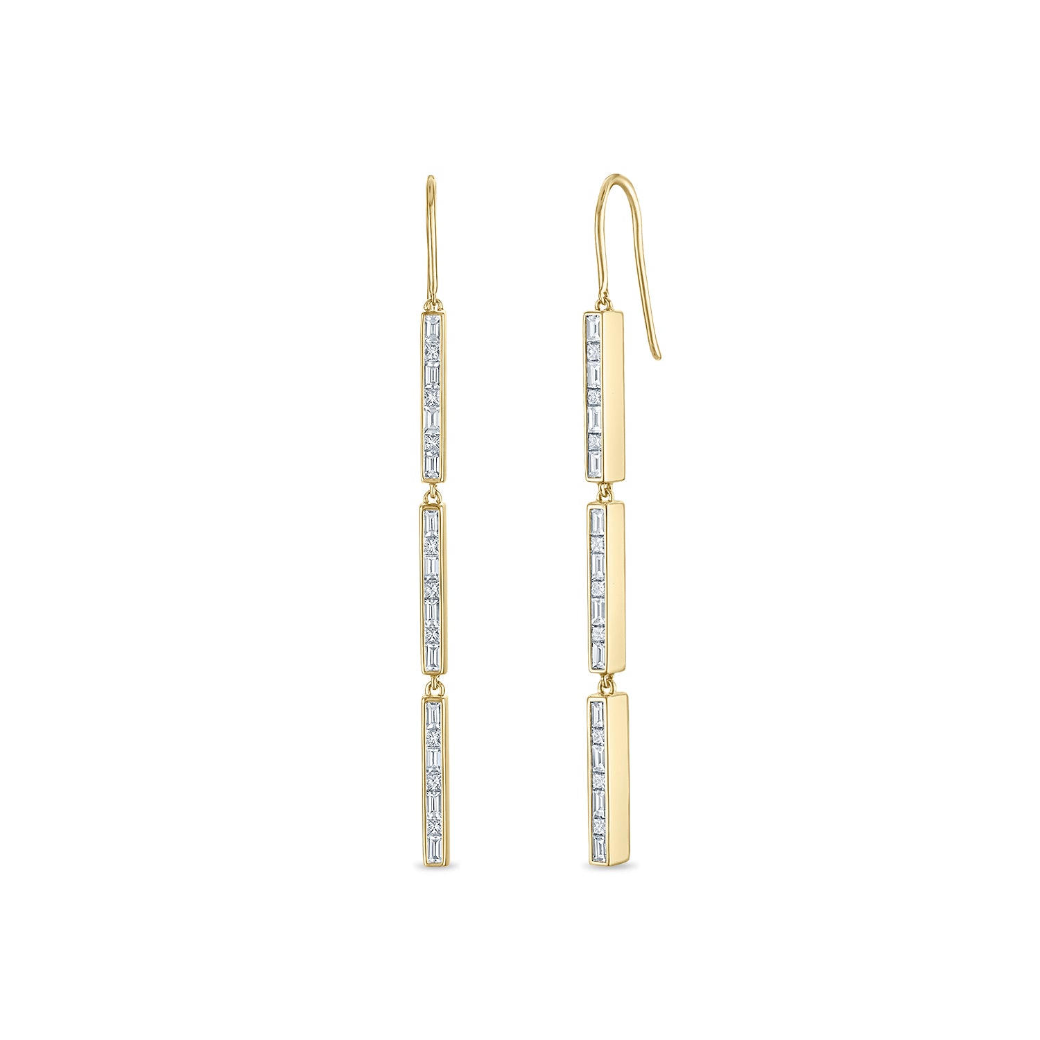 Essentials Triple Bar Earrings