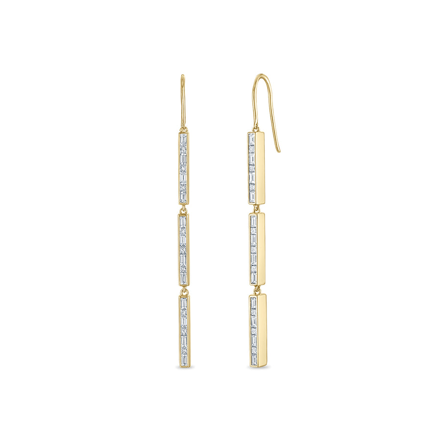 Essentials Triple Bar Earrings