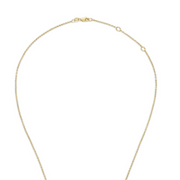 Gold Mini Stella/KAPOW! Necklace with Pavé Rubies