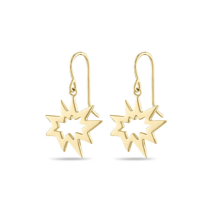 Gold Stellina Nova/KAPOW! Earrings