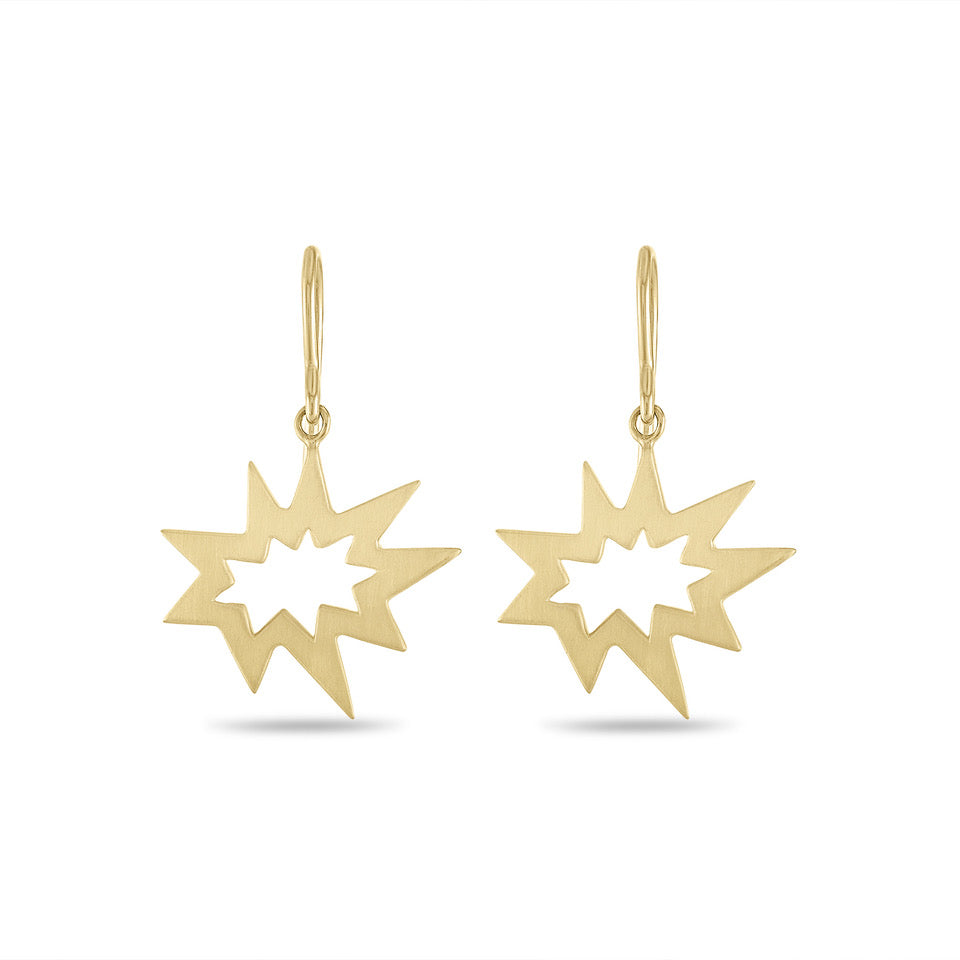 Gold Stellina Nova/KAPOW! Earrings