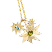Gold Stella/KAPOW! Cluster Necklace