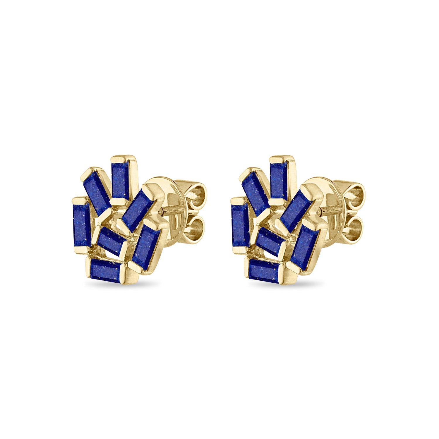 Medium Jubilation Studs: Lapis
