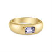 Lavender Spinel Dome Ring